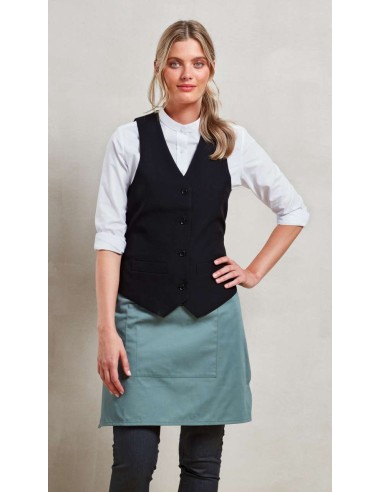 P-PR623-Womens Lined Polyester Waistcoat